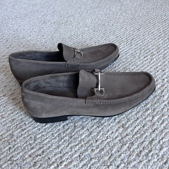 Salvatore Ferragamo men’s leather suede loafer main image 7